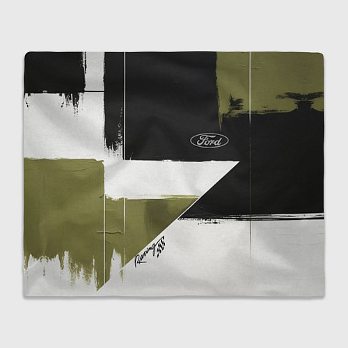 Плед Ford эмблема / 3D-Велсофт – фото 1