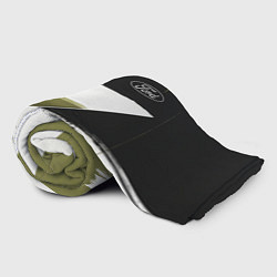 Плед флисовый Ford эмблема, цвет: 3D-велсофт — фото 2