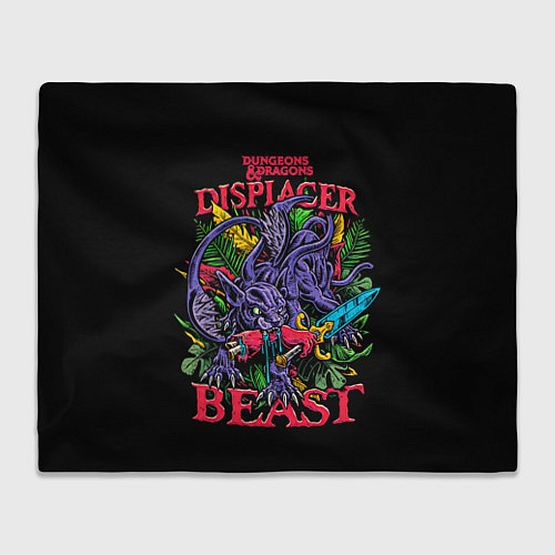 Плед Displacer Beast dnd / 3D-Велсофт – фото 1
