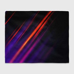 Плед флисовый Multicolored, цвет: 3D-велсофт