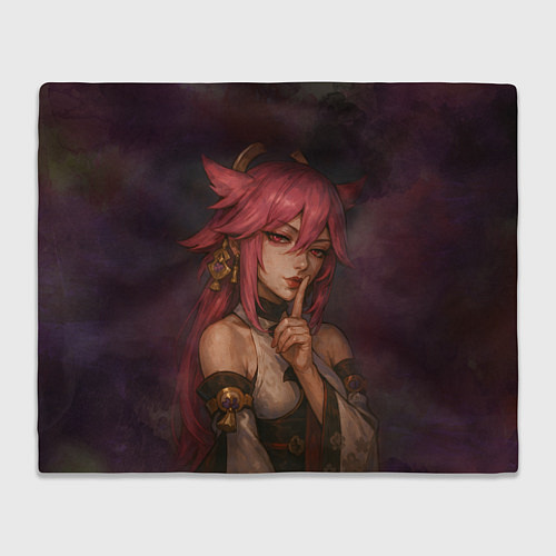 Плед Яэ Мико жрица лисица / 3D-Велсофт – фото 1