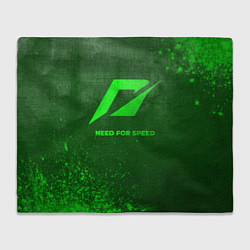 Плед Need for Speed - green gradient