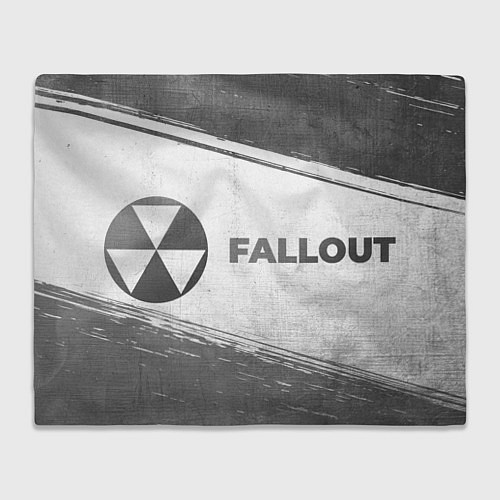Плед Fallout - white gradient по-горизонтали / 3D-Велсофт – фото 1