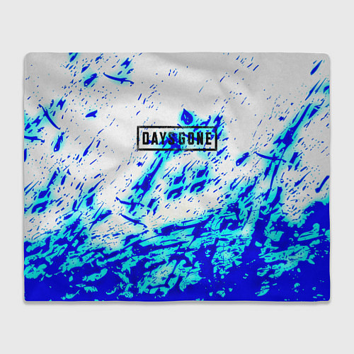 Плед Daysgone голубые краски / 3D-Велсофт – фото 1