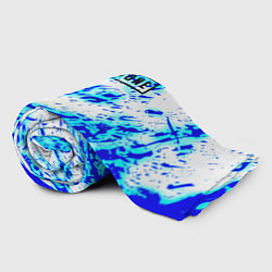 Плед флисовый Daysgone голубые краски, цвет: 3D-велсофт — фото 2