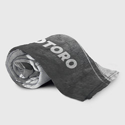 Плед флисовый Totoro - grey gradient по-горизонтали, цвет: 3D-велсофт — фото 2