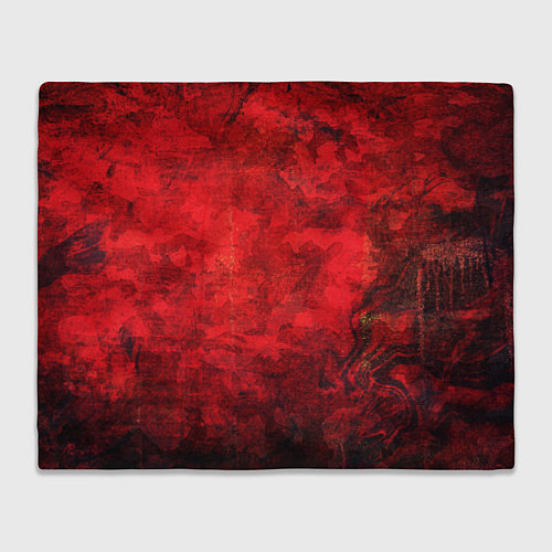 Плед Абстракция - red shabby wall / 3D-Велсофт – фото 1