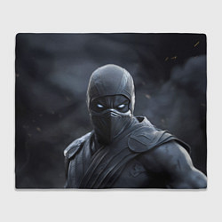 Плед флисовый Нуб Сайбот черный призрак, цвет: 3D-велсофт