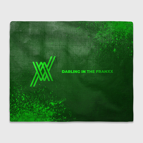 Плед Darling in the FranXX - green gradient по-горизонт / 3D-Велсофт – фото 1