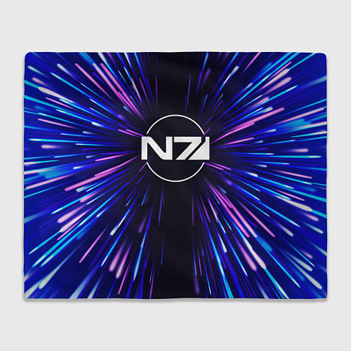Плед Mass Effect neon energy / 3D-Велсофт – фото 1