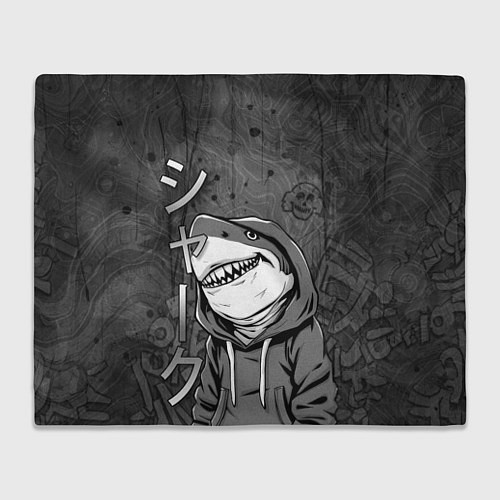 Плед Акула в капюшоне / 3D-Велсофт – фото 1