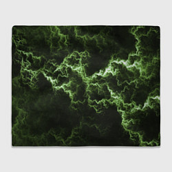 Плед Lightning green glow