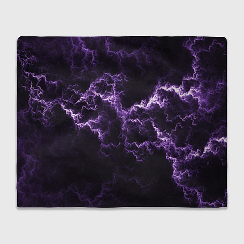 Плед Lightning purple flicker / 3D-Велсофт – фото 1