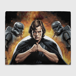 Плед флисовый Энакин скайуокер star wars, цвет: 3D-велсофт