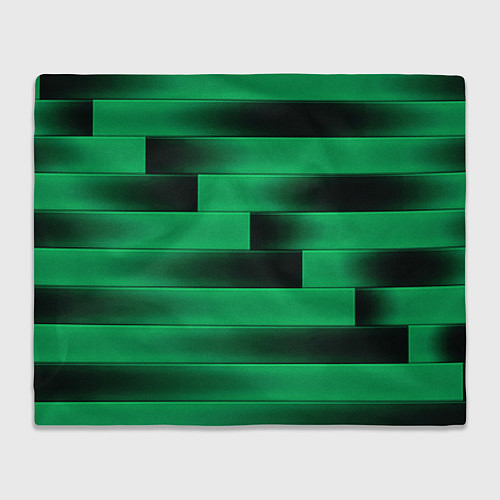 Плед Color green square / 3D-Велсофт – фото 1