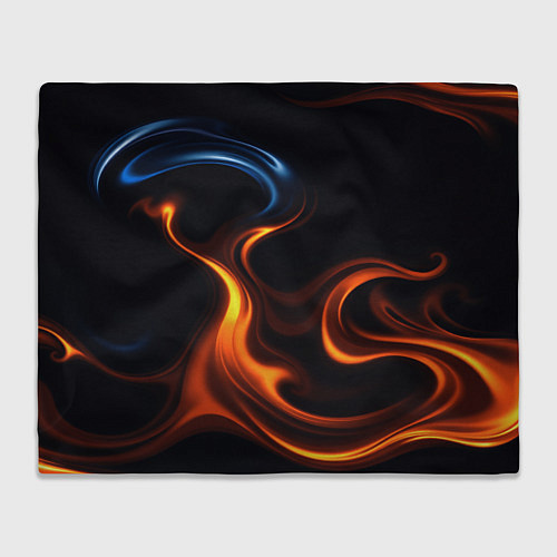 Плед The color is fire orange / 3D-Велсофт – фото 1