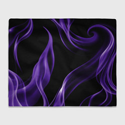 Плед флисовый Purple abstraction, цвет: 3D-велсофт