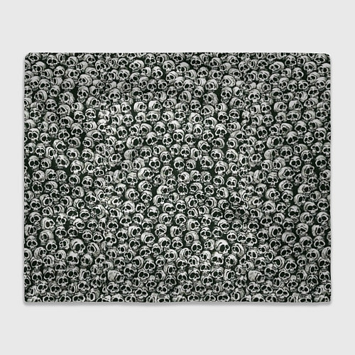 Плед Черепки паттерн / 3D-Велсофт – фото 1