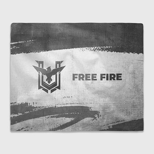 Плед Free Fire - white gradient по-горизонтали / 3D-Велсофт – фото 1