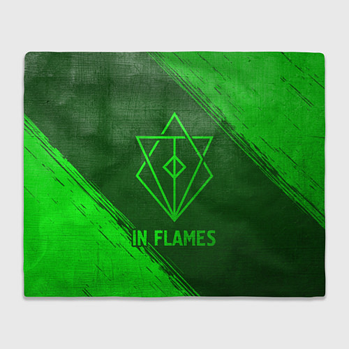 Плед In Flames - green gradient / 3D-Велсофт – фото 1