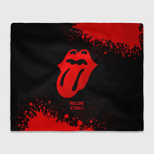 Плед Rolling Stones - red gradient / 3D-Велсофт – фото 1