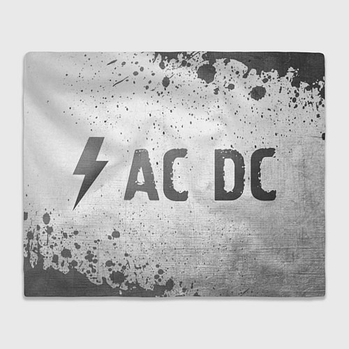 Плед AC DC - white gradient по-горизонтали / 3D-Велсофт – фото 1