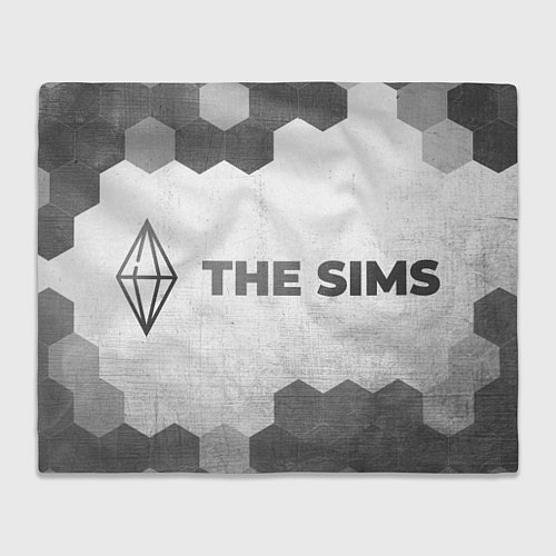 Плед The Sims - white gradient по-горизонтали / 3D-Велсофт – фото 1