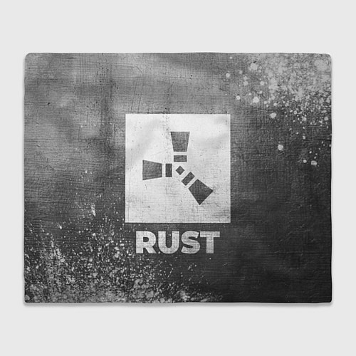 Плед Rust - grey gradient / 3D-Велсофт – фото 1