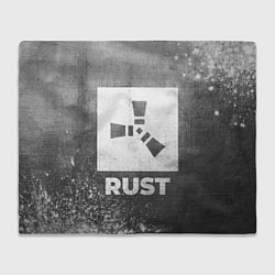 Плед флисовый Rust - grey gradient, цвет: 3D-велсофт