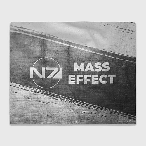 Плед Mass Effect - grey gradient по-горизонтали / 3D-Велсофт – фото 1