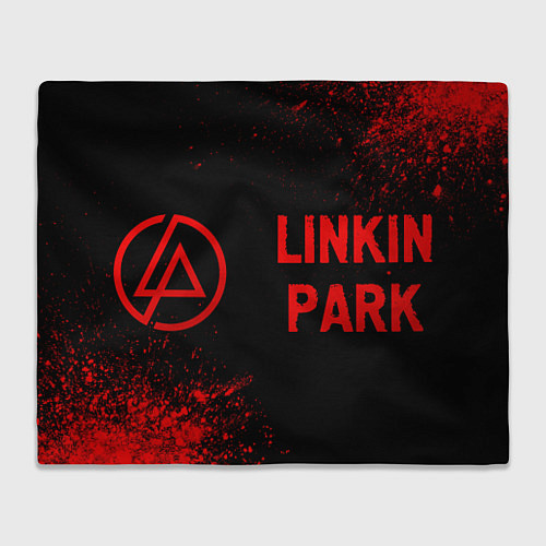 Плед Linkin Park - red gradient по-горизонтали / 3D-Велсофт – фото 1