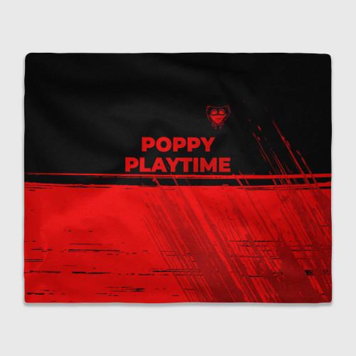 Плед Poppy Playtime - red gradient посередине / 3D-Велсофт – фото 1