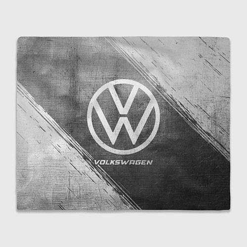 Плед Volkswagen - grey gradient / 3D-Велсофт – фото 1