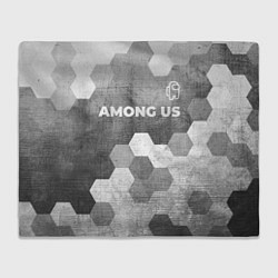 Плед Among Us - grey gradient посередине