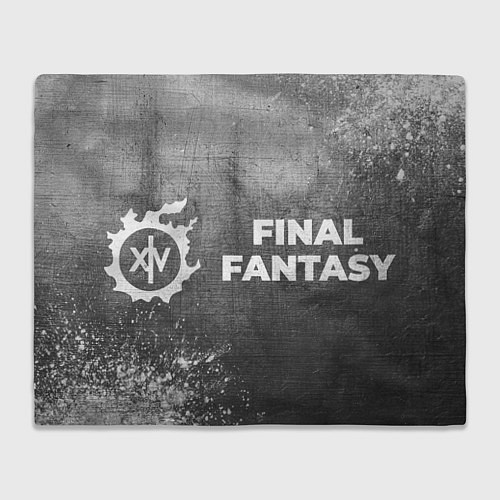 Плед Final Fantasy - grey gradient по-горизонтали / 3D-Велсофт – фото 1