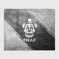 Плед флисовый FNAF - grey gradient, цвет: 3D-велсофт