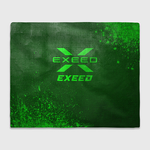 Плед Exeed - green gradient / 3D-Велсофт – фото 1
