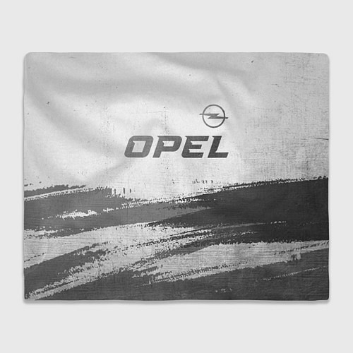 Плед Opel - white gradient посередине / 3D-Велсофт – фото 1