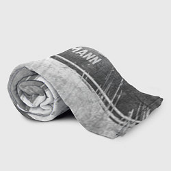 Плед флисовый Lindemann - grey gradient посередине, цвет: 3D-велсофт — фото 2