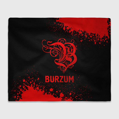Плед Burzum - red gradient / 3D-Велсофт – фото 1