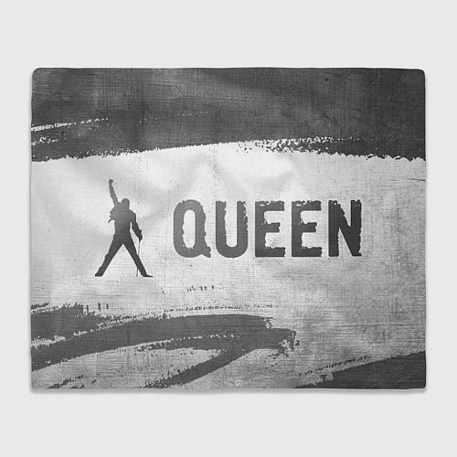 Плед Queen - white gradient по-горизонтали / 3D-Велсофт – фото 1