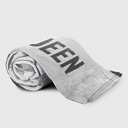 Плед флисовый Queen - white gradient по-горизонтали, цвет: 3D-велсофт — фото 2