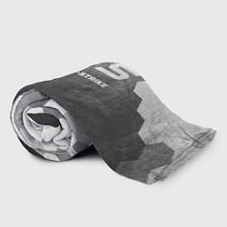 Плед флисовый Counter-Strike 2 - grey gradient, цвет: 3D-велсофт — фото 2