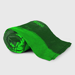 Плед флисовый Elden Ring - green gradient посередине, цвет: 3D-велсофт — фото 2
