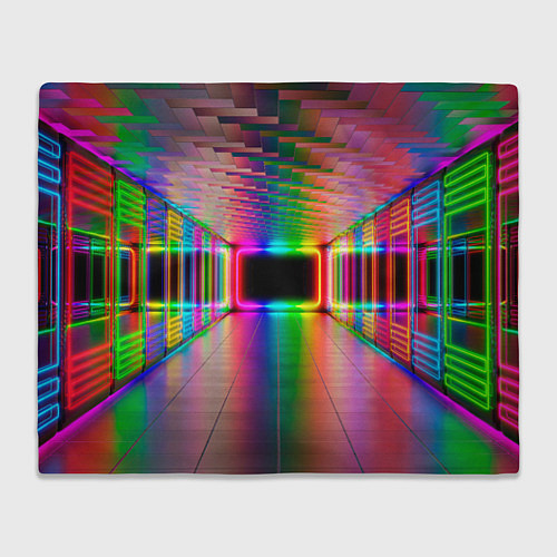 Плед Неоновая галерея / 3D-Велсофт – фото 1