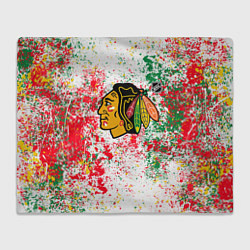 Плед Chicago Blackhawks NHL white