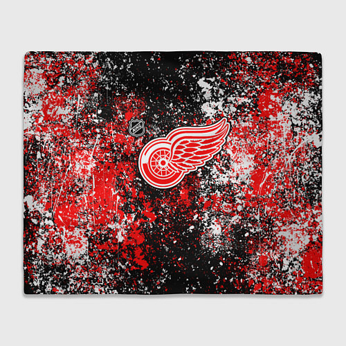 Плед Detroit Red Wings NHL black / 3D-Велсофт – фото 1