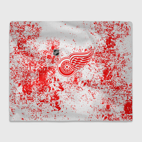 Плед Detroit Red Wings NHL white / 3D-Велсофт – фото 1