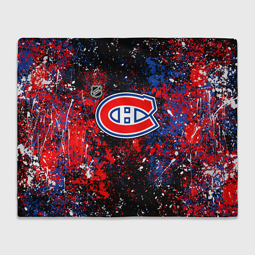 Плед Montreal Canadiens NHL black / 3D-Велсофт – фото 1