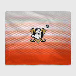 Плед Анахайм Дакс - оранжевая геометрия